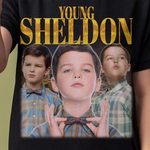 Young Sheldon Shirt - Individuelles Vintage Geschenk für Sie und Ihn.