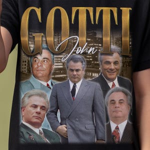 John Gotti Shirt - Customized vintage gift for him/her.