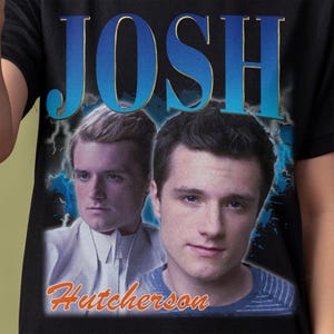 Shirt Josh Hutcherson: op maat gemaakt vintage cadeau voor hem/haar.