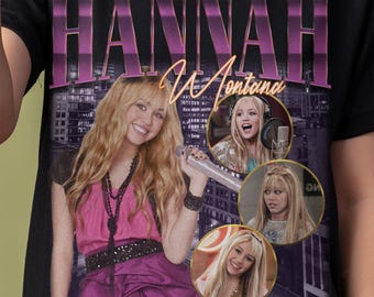 Hannah Montana-tröja - Anpassad vintagepresent till honom/henne.