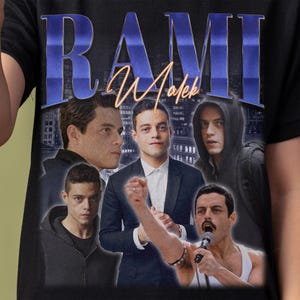 Rami Malek Shirt - Customized vintage gift for him/her.