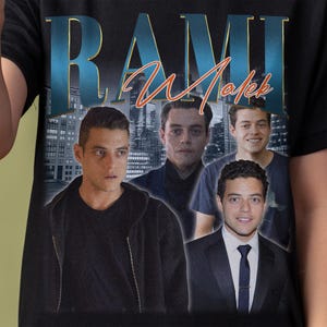 Rami Malek Shirt - Customized vintage gift for him/her.