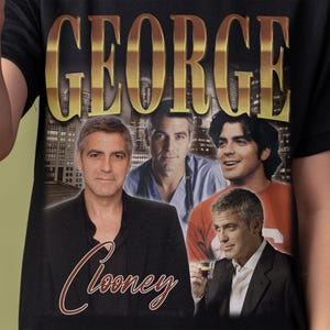 George Clooney Shirt - Customized vintage gift for him/her.