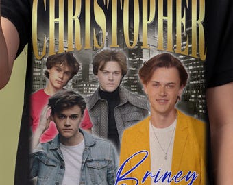 Chemise Christopher Briney - Cadeau vintage personnalisé pour lui/elle.