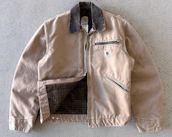 Vintage 90s Carhartt Jean Blue Duck Active Jac Jacket - Etsy