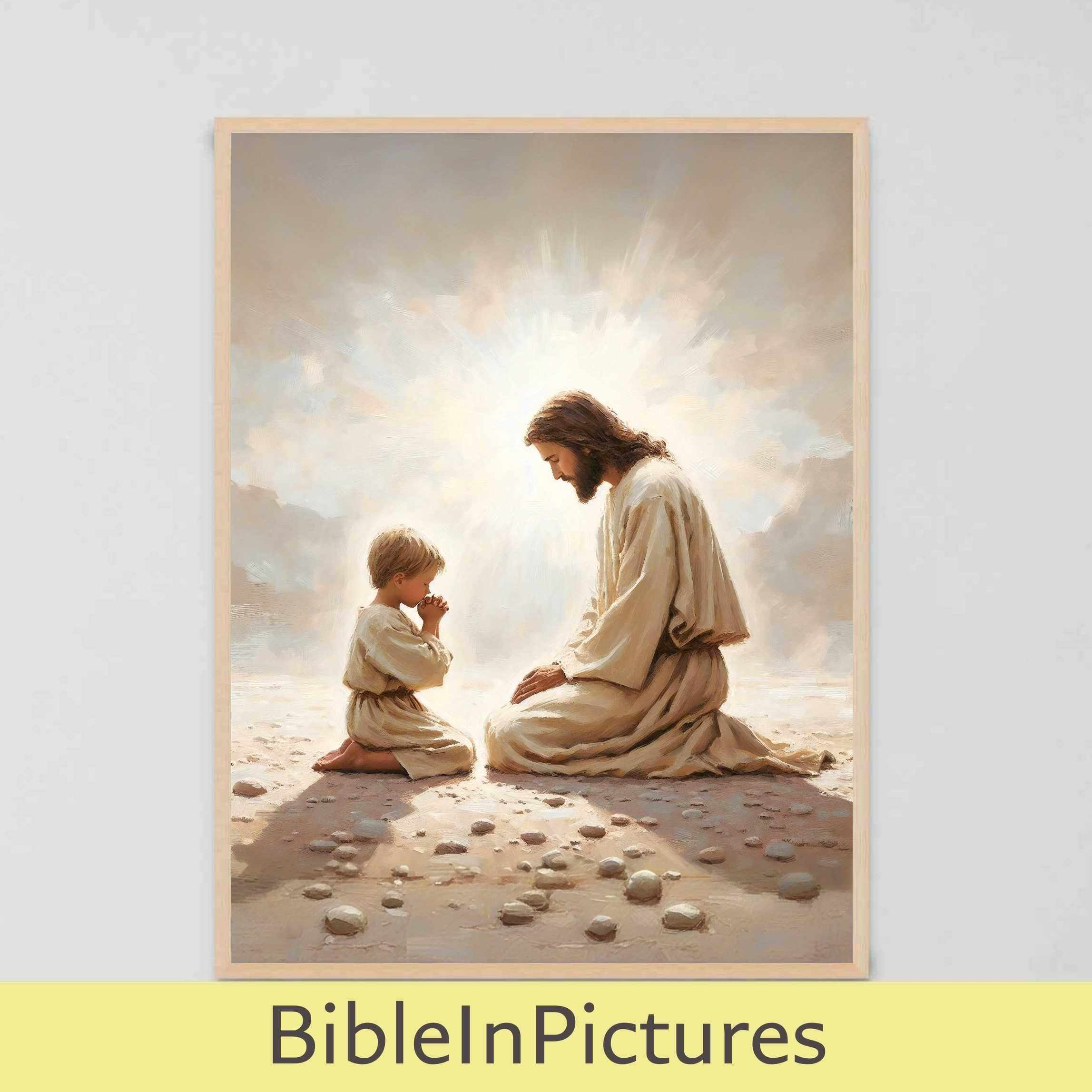 Christ Praying With Boy | Instant Download | Jesus With Boy | Picture of Jesus  Christ | Jesus With Children | LDS Painting | Jesus Wall Art - Etsy, image size:2295x2295