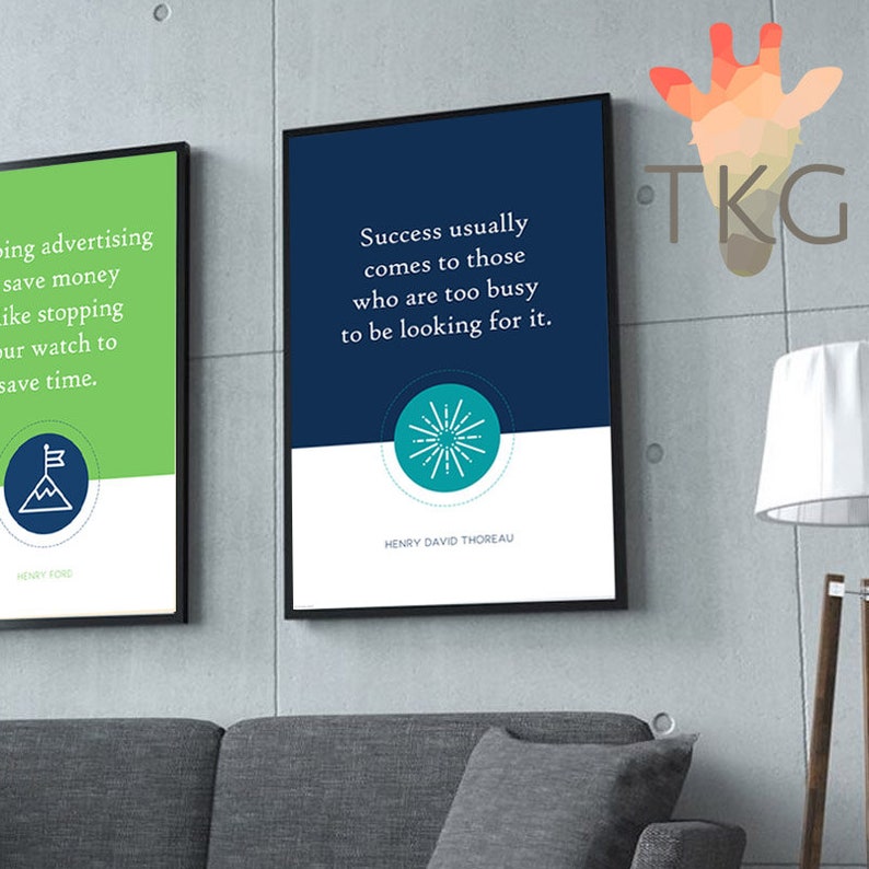 Affiche de citation Aristote Excellence / Bureau Wall Art
