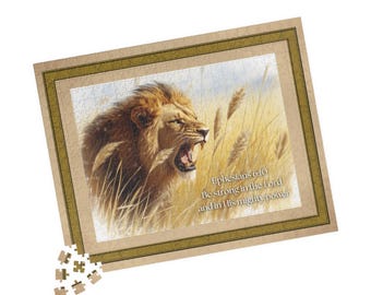 Mighty Lion Be Strong In The Lord Puzzle