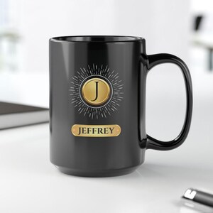 Personalized Monogram Mug Gift Custom Initials Mug Present Personalized Name Mug Gift for Him Monogram Coffee Cup Gift for Her Birthday Gift