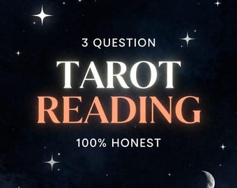 3 Question Tarot Reading Same Hour | Quick Answer | Clear Decision Helper | Etsy Tarot