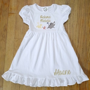Embroidered Animal Kingdom Disney Lion King Dress