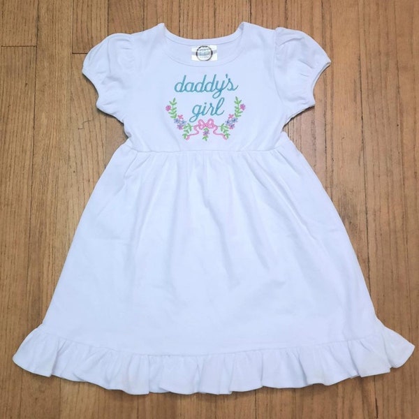 Father’s Day Embroidered Dress