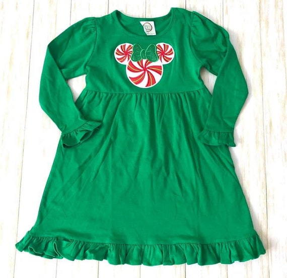 christmas applique dress Ready to Ship: Christmas Applique Dress Red / 12