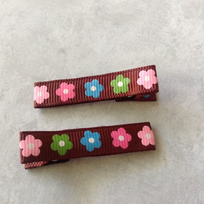 Girls Simple Hair Clips Everyday Hair Clips Toddlers Hair Etsy