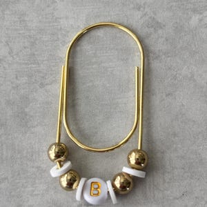 Initial Planner Clip, Planner Accessories, Bookmark “B”