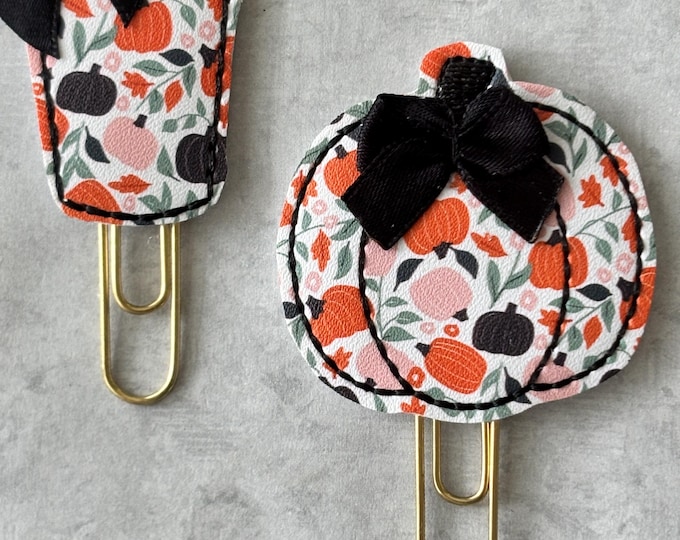 Fall Planner Clips, Bookmark, Planner Accessory, Coffee Lovers Planner ...