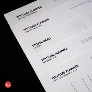 YouTube Content Strategy Planner: Printable Video Checklist for Creators & Channel Growth