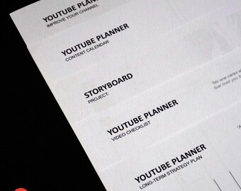 YouTube Content Strategy Planner: Printable Video Checklist for Creators & Channel Growth