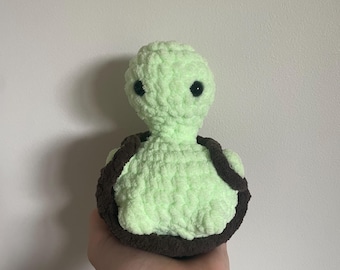 Cheeky turtle crochet plush toy