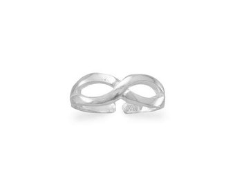 Toe Ring / Infinity Design Toe Ring  / Sterling Silver Toe Ring / Summer Jewelry / Body Jewelry / Foot Jewelry / Jewelry For Her