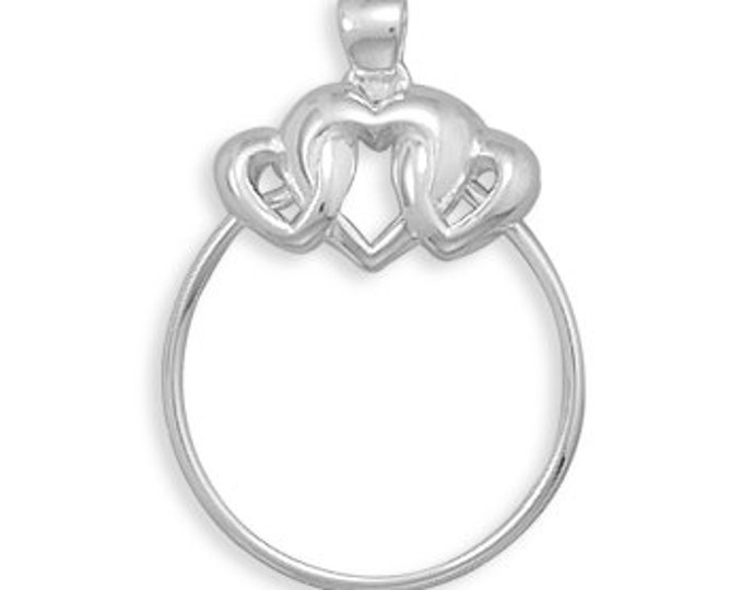 Charm Holder, Charm Holder Pendant, Fancy Charm Holder, Ornate Charm