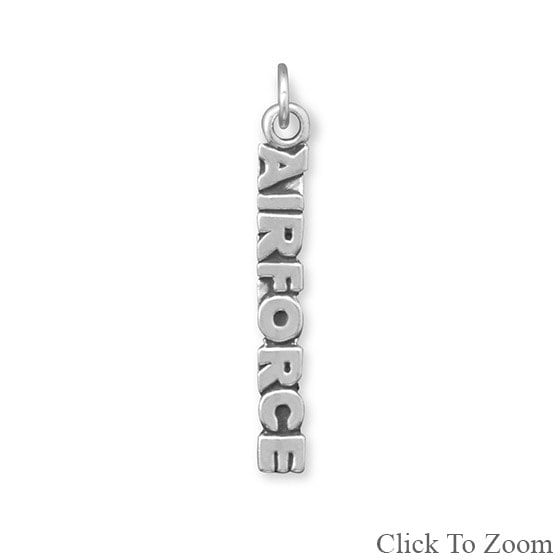 "sterling silver military charms"