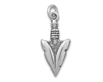 Arrowhead Charm, Arrowhead Pendant, Jewelry, Gift, Accessory, Bracelet Charm, Necklace Pendant, Findings and Supplies, Jewelry Making