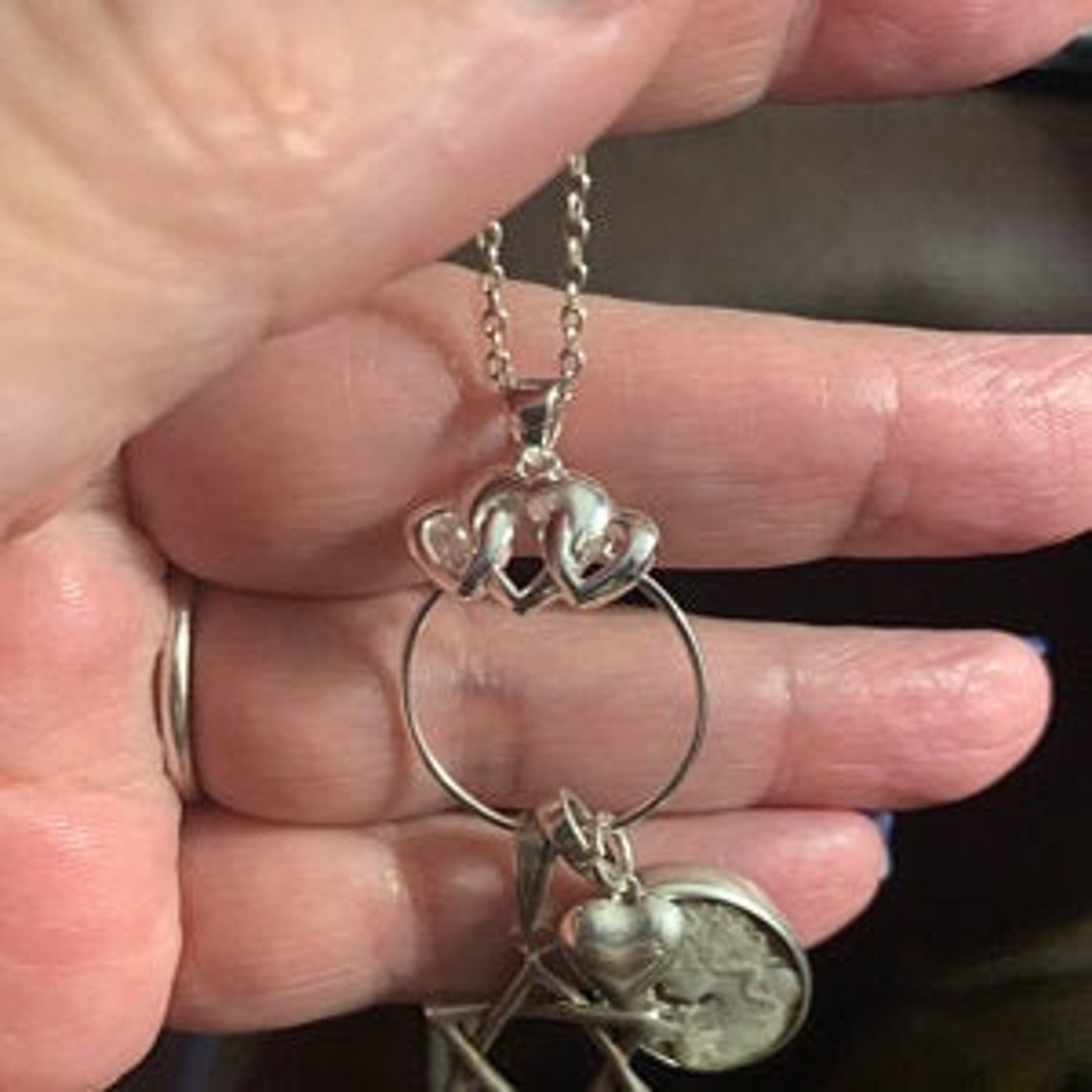 Charm Holder Charm Holder Pendant Fancy Charm Holder Ornate Etsy