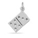 Charm Domino En Argent 925 - Jewellerybox - Neuf Avec étiquettes