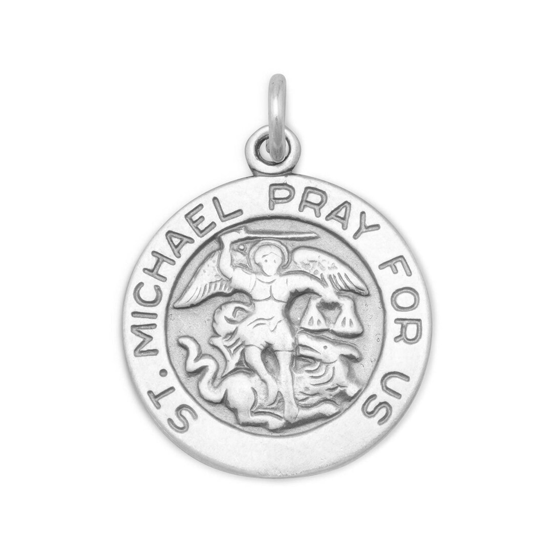 Saint Michael Charm, Religious Charm, Collectible Charm, Keepsake Charm