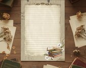 Classic Book Aesthetic Digital Journal, junk jiurnal kit,, My Porch Prints, Printable, Digital Download,a4 us letter