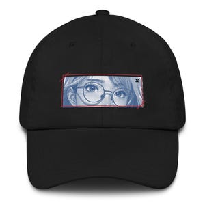 Anime eyes Dad hat