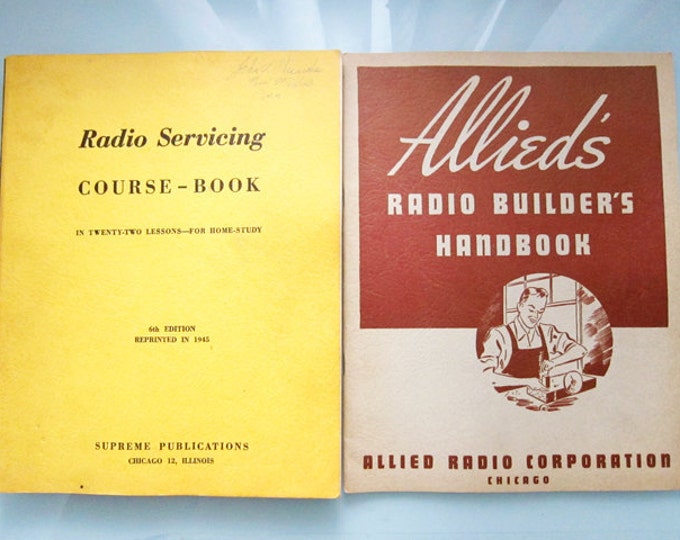 Vintage Radio Repair Books Etsy