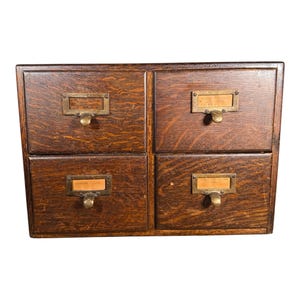 Vintage library card catalog furniture - Etsy 日本