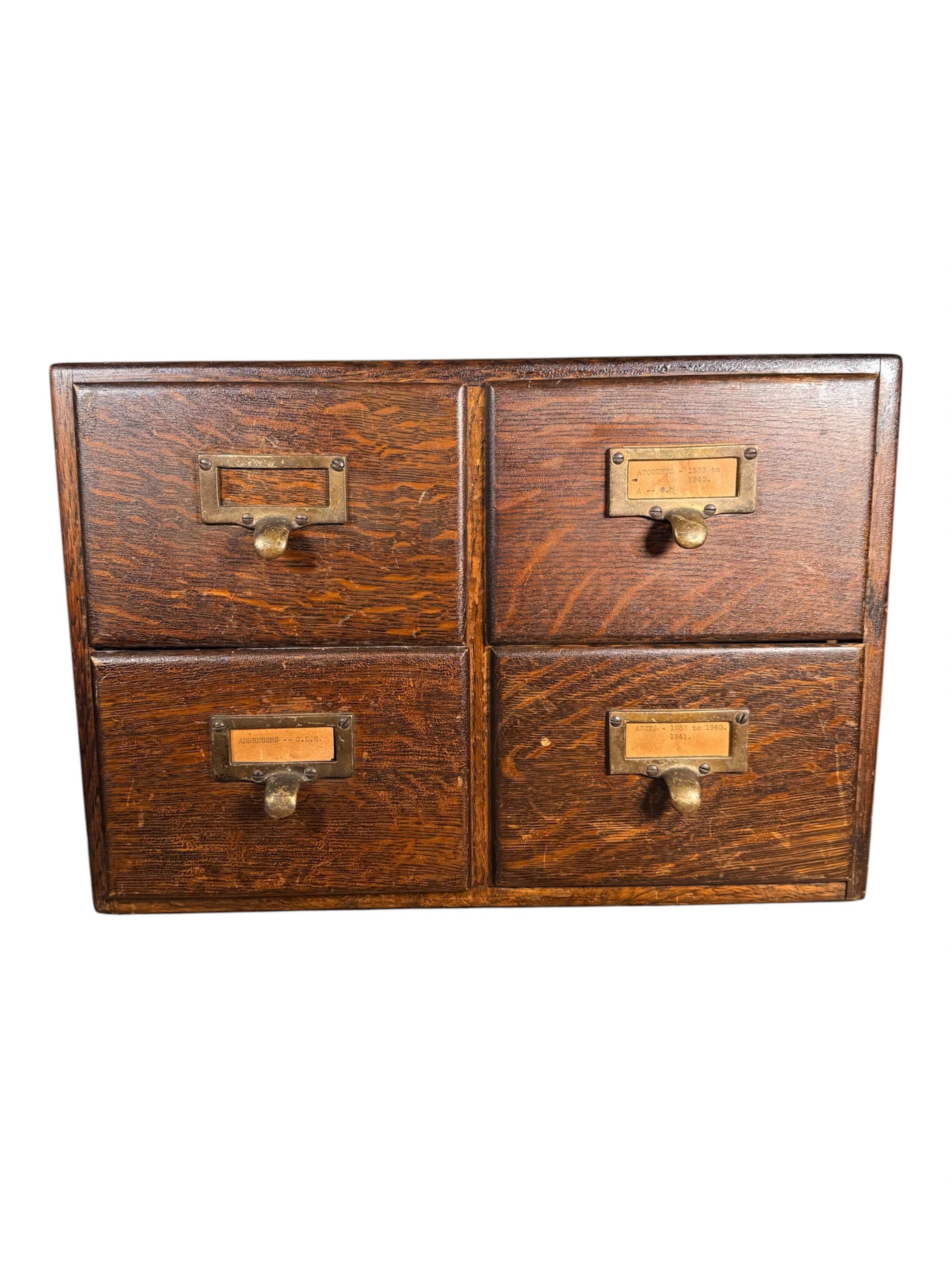 Vintage card catalog cabinet - Etsy 日本
