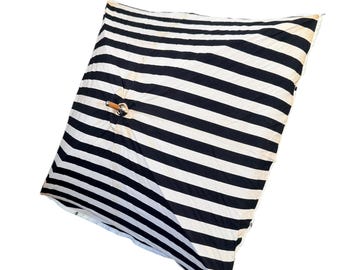 Paraguas vintage blanco y negro - Sombrilla corta de los años 50, nueva de stock - Para-Kit de Siegel Rothschild and Gans