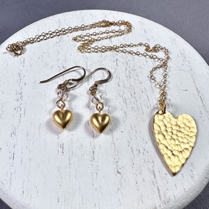 My Heart Belongs to You Necklace Gold-fill Heart Crystal Valentine's Day image 6