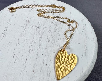 My Heart Belongs to You • Necklace • Gold-fill • Heart • Crystal • Valentine's Day