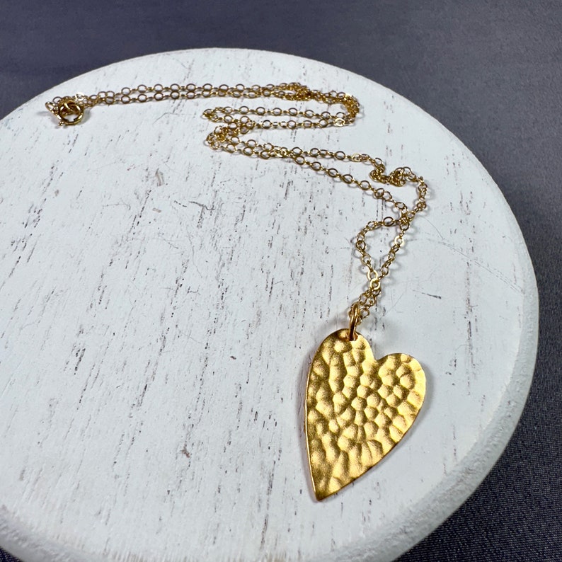 My Heart Belongs to You Necklace Gold-fill Heart Crystal Valentine's Day image 1