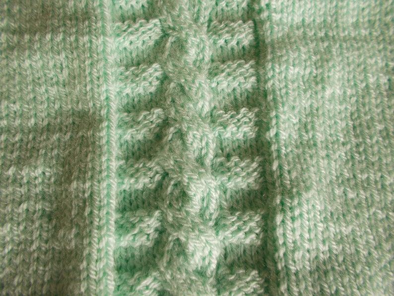 Child's hand knitted slipover, child's tank top. child's cable top , Hand knitted vest top, child's knitted waistcoat image 8