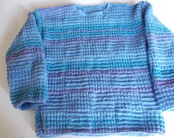Child's sweater, child's  jumper. Hand knitted sweater, Knitwear