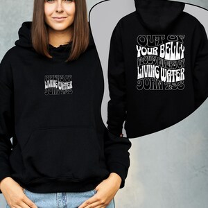 Christian Hoodie Religious Faith Sweatshirt, Jesus Christ Apparel, Inspirational Christian Clothing, Unisex Religious Pullover, Bible Verse