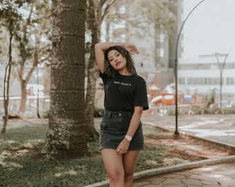 Set Apart Embroidered Christian Cotton Tee Christian Minimalist Tshirt Embroidered Shirt Faith Based