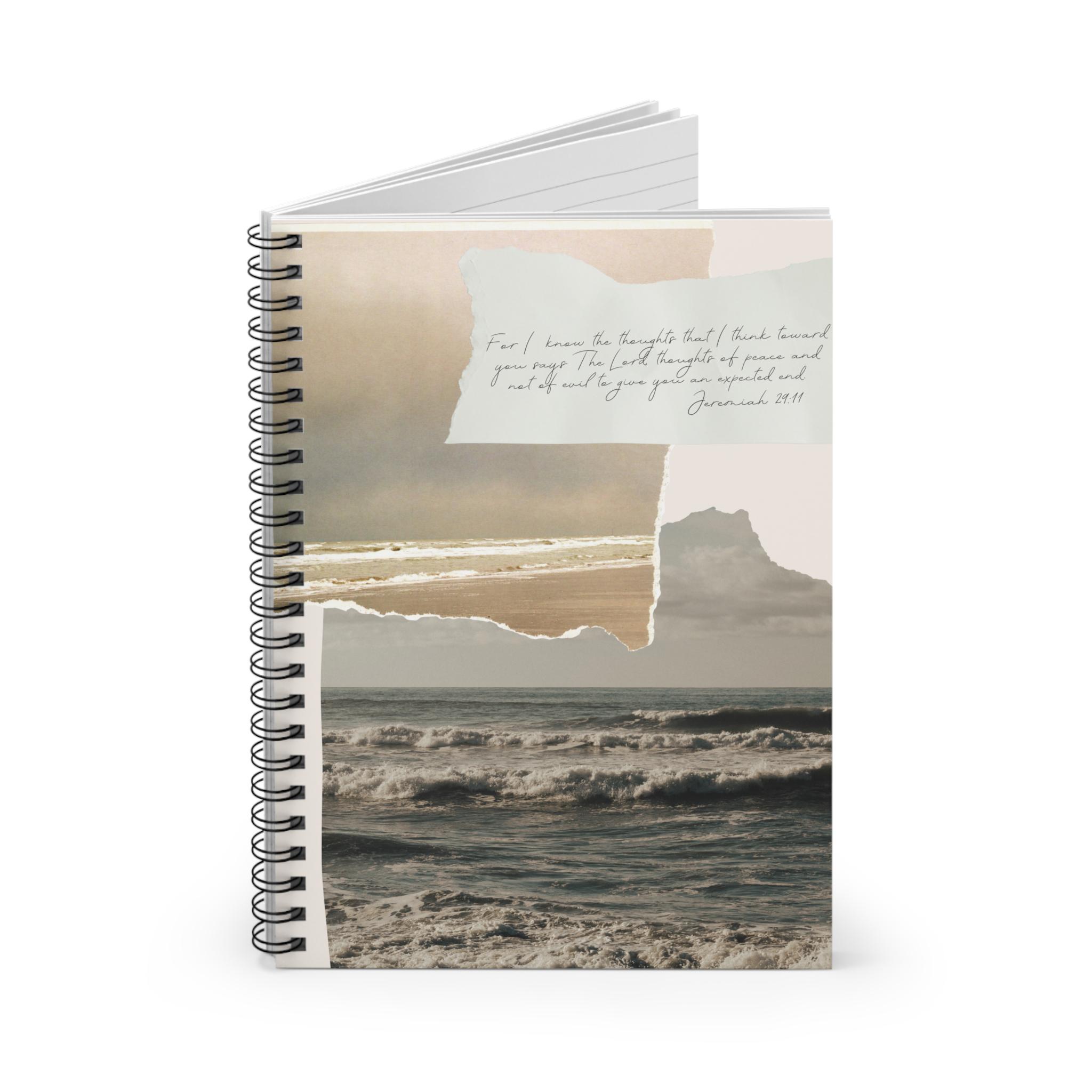 Bible Verse Christian Spiral Notebook Ruled Line Faith Journal ...