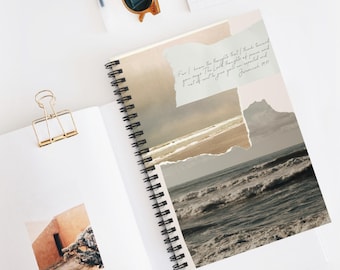 Bible Verse Christian Spiral Notebook Ruled Line Faith Journal Inspirational Diary Religious Notepad Prayer Journal Bible Study Gods Plan