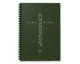 Gods Plan Christian Spiral Notebook Ruled Line, Faith Journal, Inspirational Diary, Religious Notepad, Prayer Journal for Bible Study