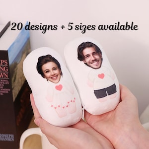 Custom 3D Doll Head Cushion Pillow｜Custom Face Pillow｜Mini pillow｜Face Photo Upload｜16th Birthday Gift｜Funny Personalised Gift