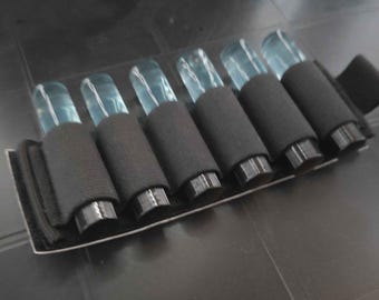 Bacta Vial Holder – Velcro Backed Cosplay Prop – Sci-Fi Medic Costume Accessory – Tactical Bacta Storage