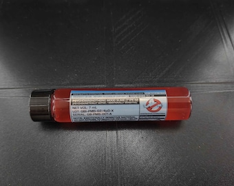 Ghostbusters II Inspired Ectoplasm Mood Slime 7ML Vial – Belt & Bandolier Compatible Paranormal Prop