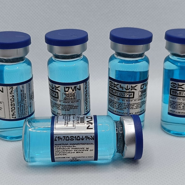 Vial de gel Bacta / fluido Bacta - Accesorio de cosplay de 20 ml
